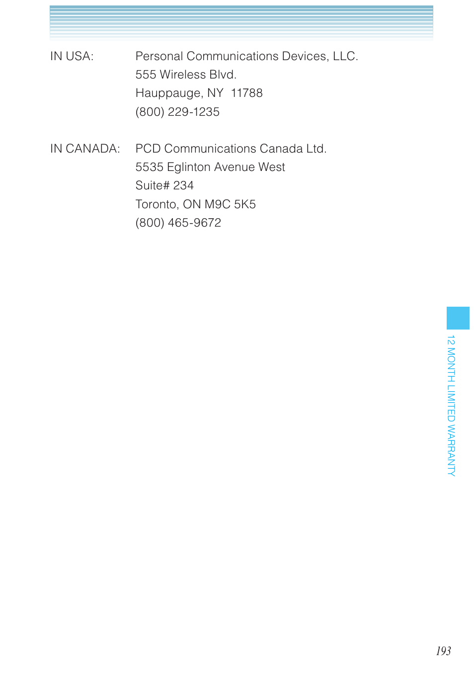 Casio G'zOne Rock User Manual | Page 194 / 201