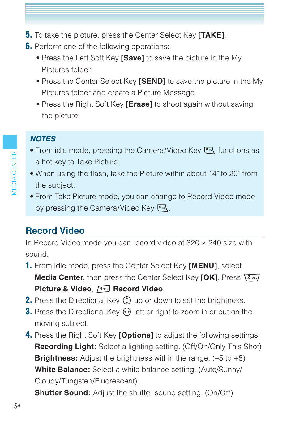 Record video | Casio G'zOne Rock User Manual | Page 85 / 201