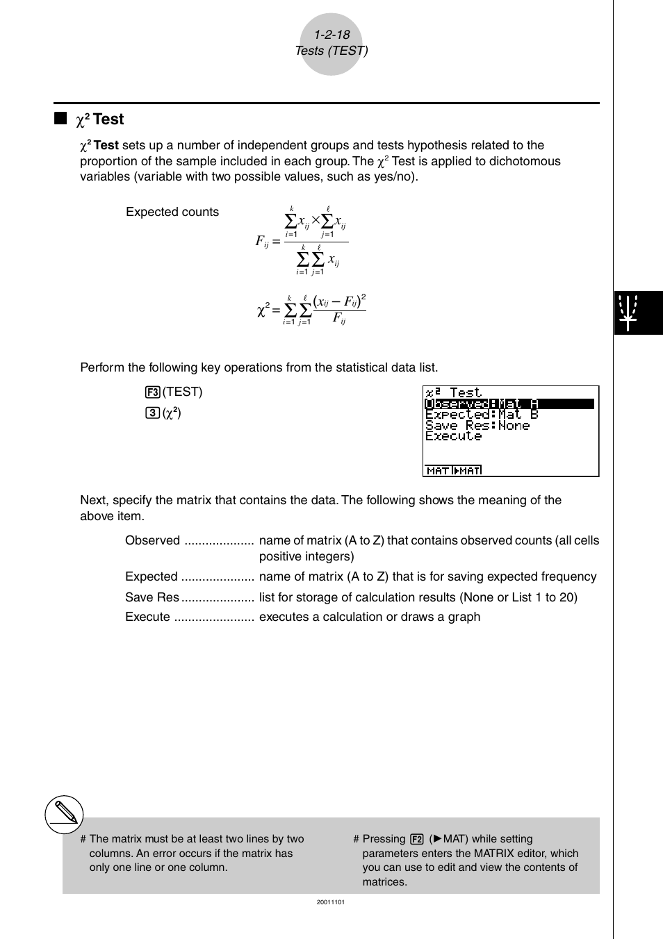 Test | Casio ALGEBRA FX 2.0 PLUS User Manual | Page 27 / 67