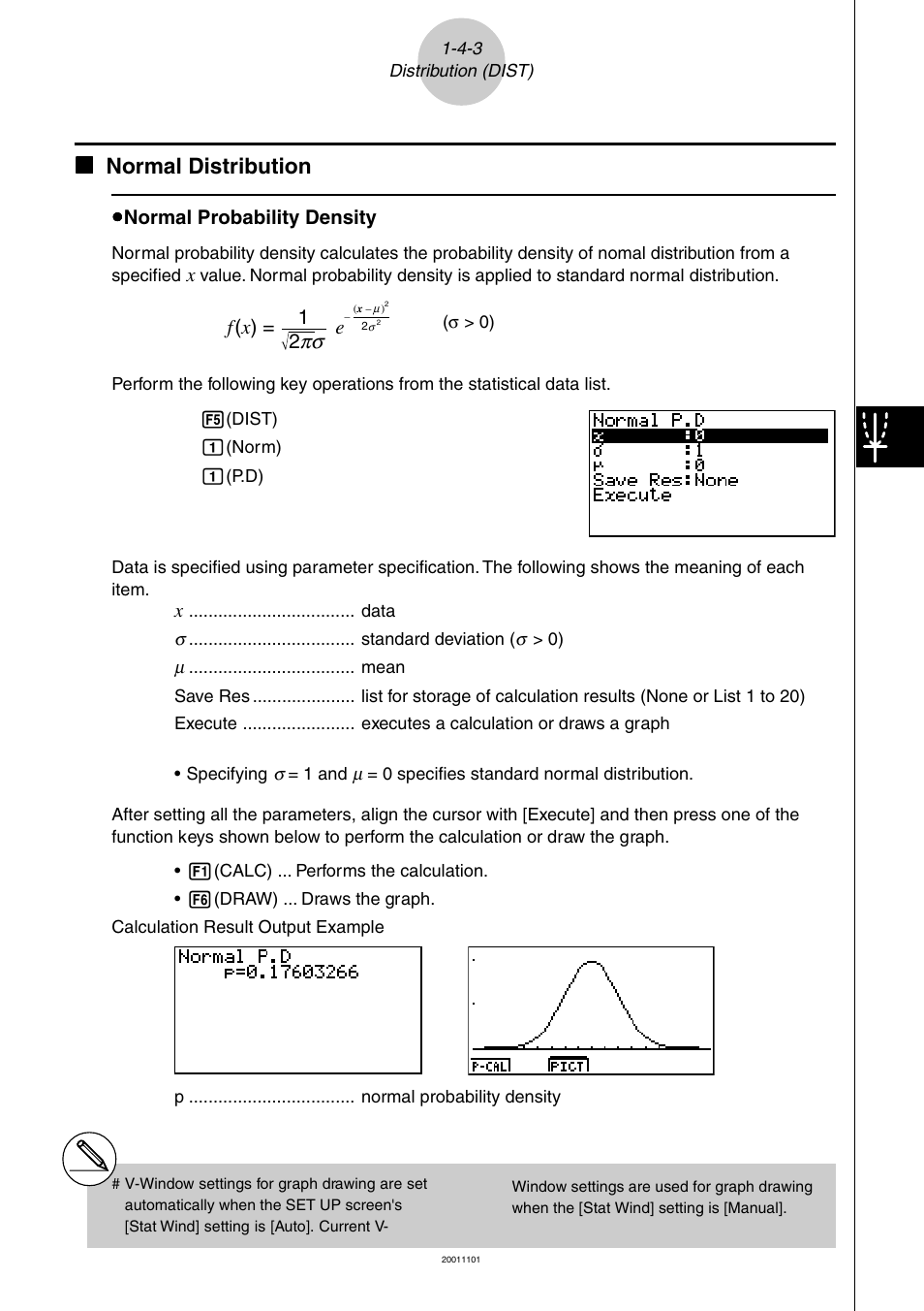 Kk normal distribution | Casio ALGEBRA FX 2.0 PLUS User Manual | Page 48 / 67