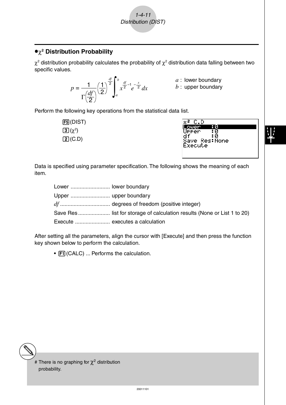 P= γ 1 2 df, X e dx 2 1 | Casio ALGEBRA FX 2.0 PLUS User Manual | Page 56 / 67