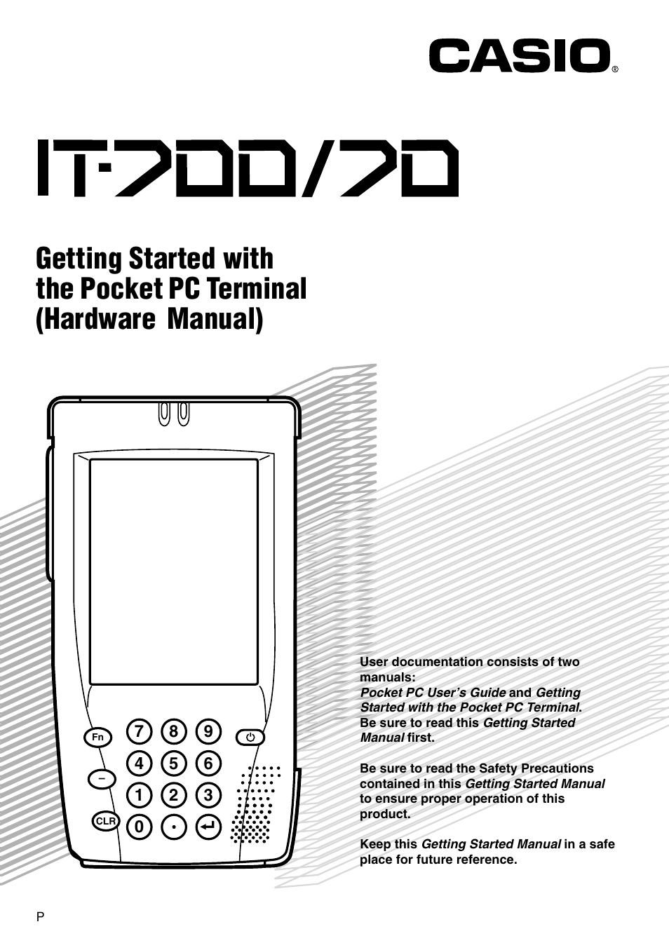 Casio IT-700/70 User Manual | 63 pages