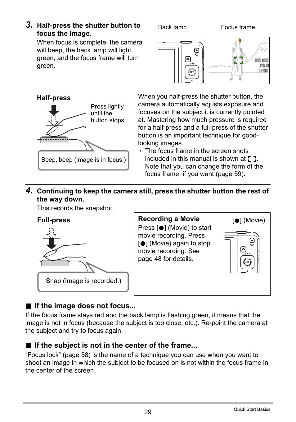 Casio EXILIM EX-ZS5 User Manual | Page 29 / 142