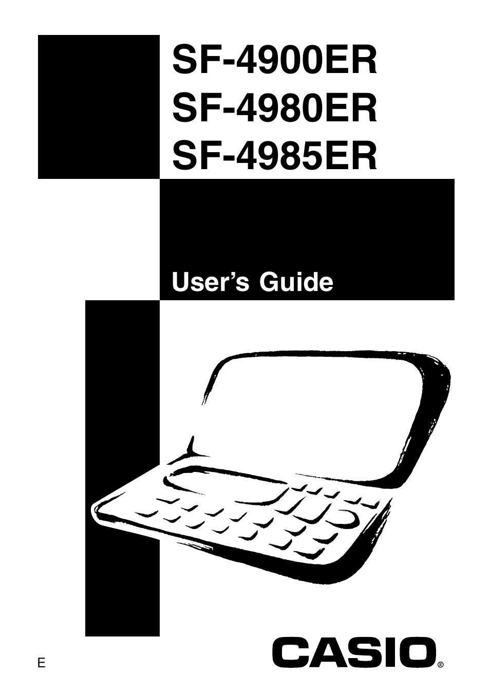 Casio SF-4985ER User Manual | 118 pages