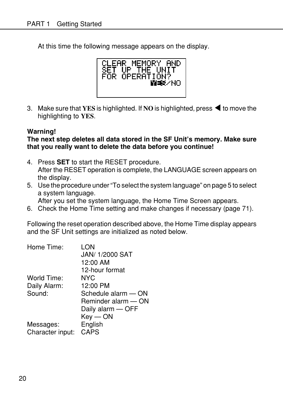 Casio SF-4985ER User Manual | Page 22 / 118