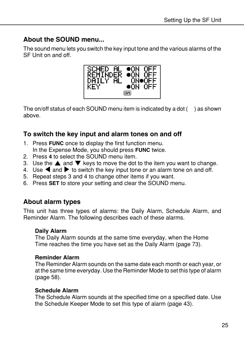 Casio SF-4985ER User Manual | Page 27 / 118