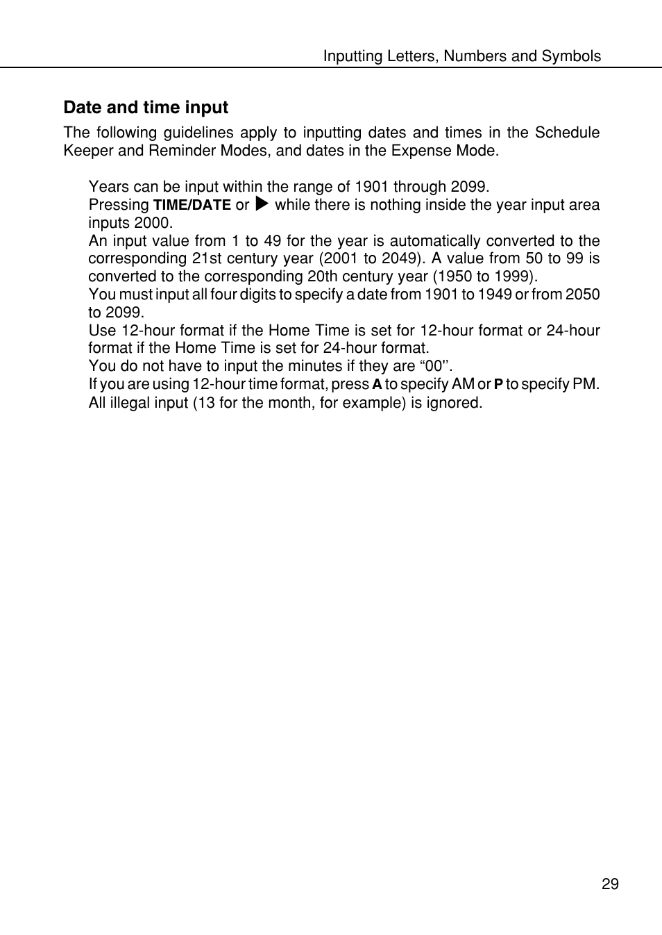 Casio SF-4985ER User Manual | Page 31 / 118