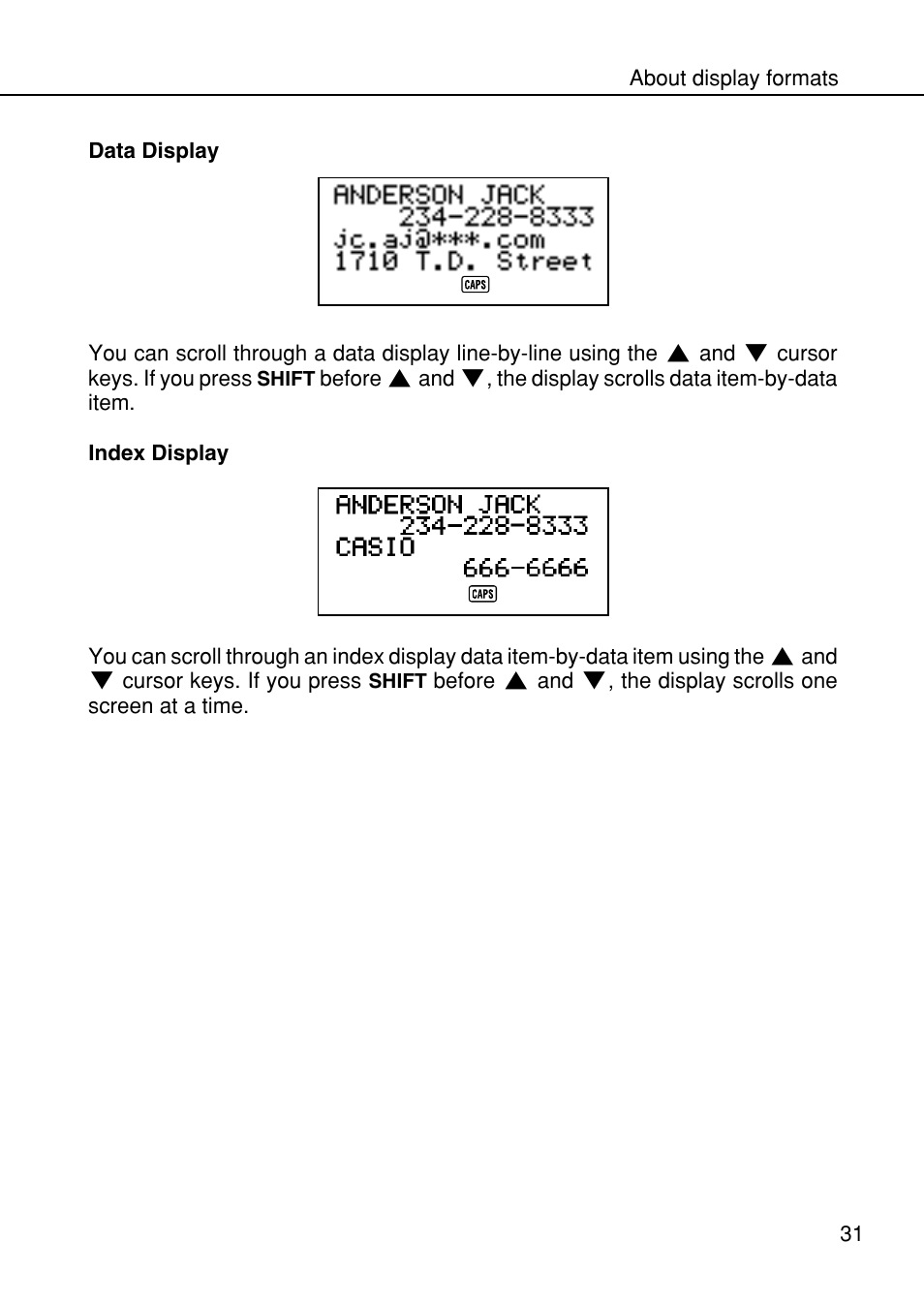 Casio SF-4985ER User Manual | Page 33 / 118