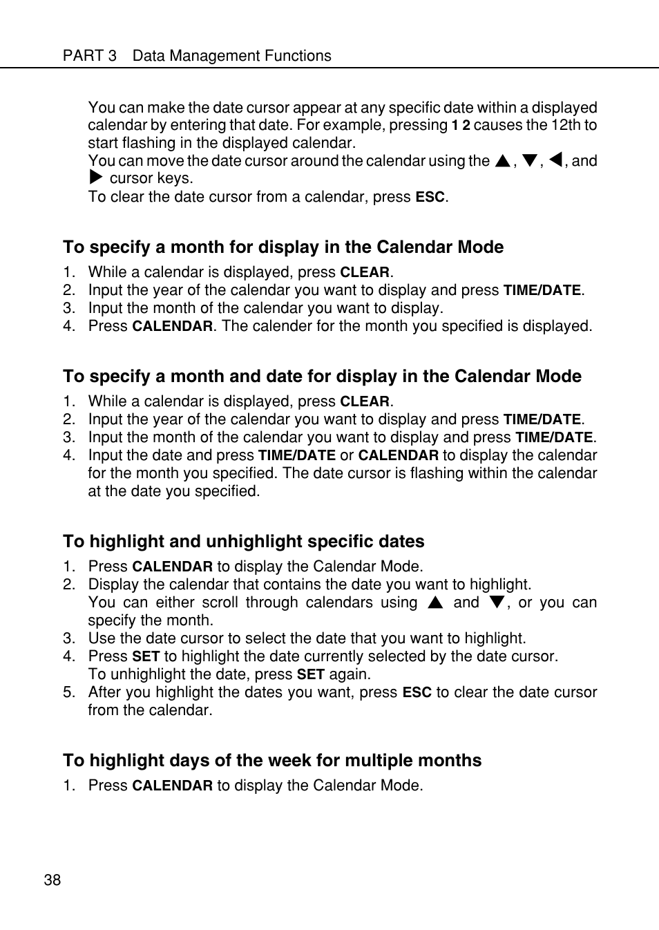 Casio SF-4985ER User Manual | Page 40 / 118