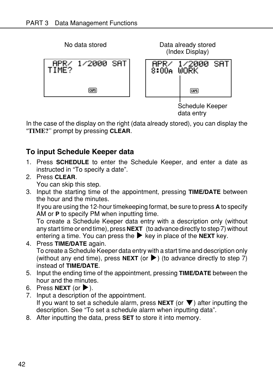 Casio SF-4985ER User Manual | Page 44 / 118