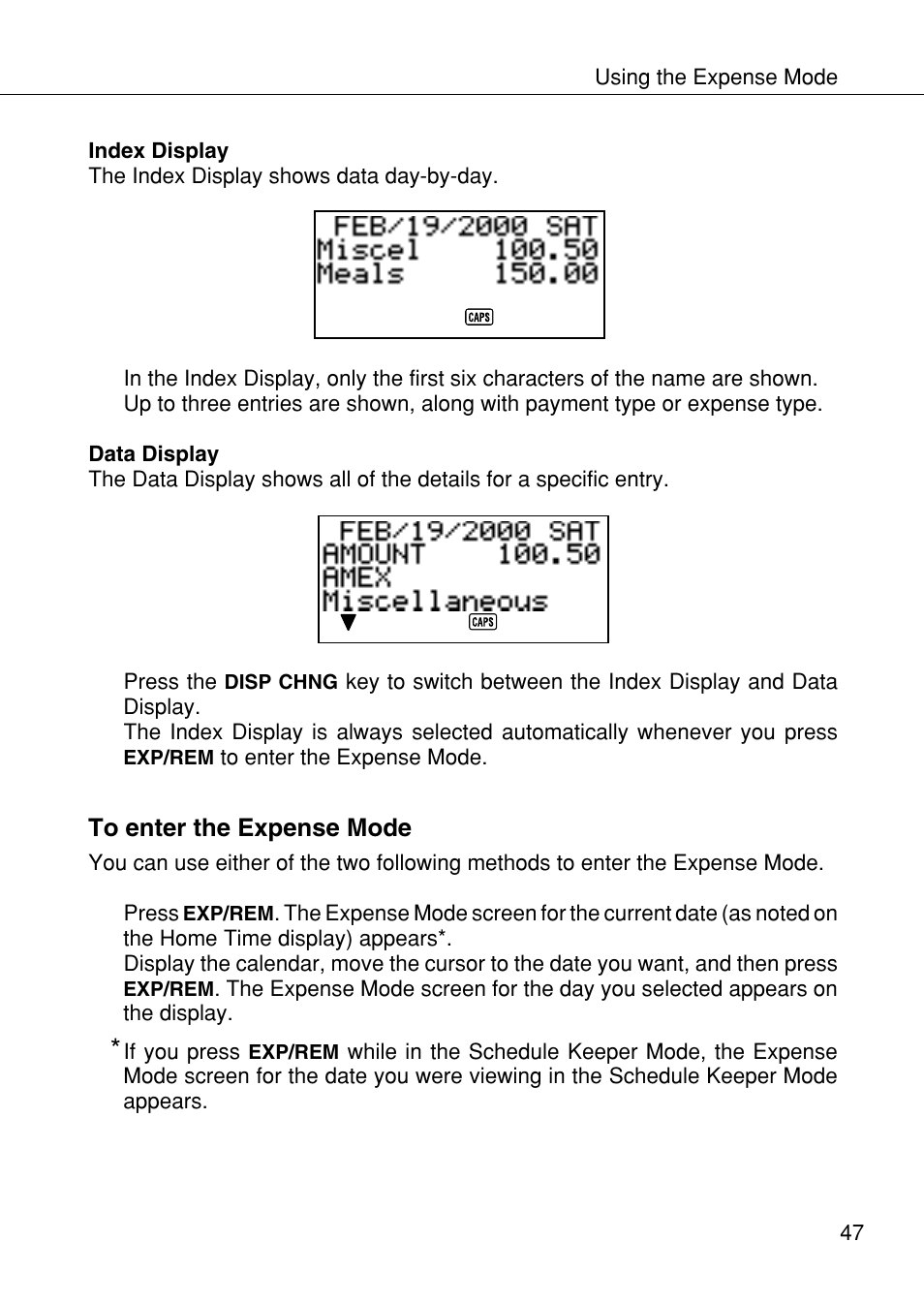 Casio SF-4985ER User Manual | Page 49 / 118