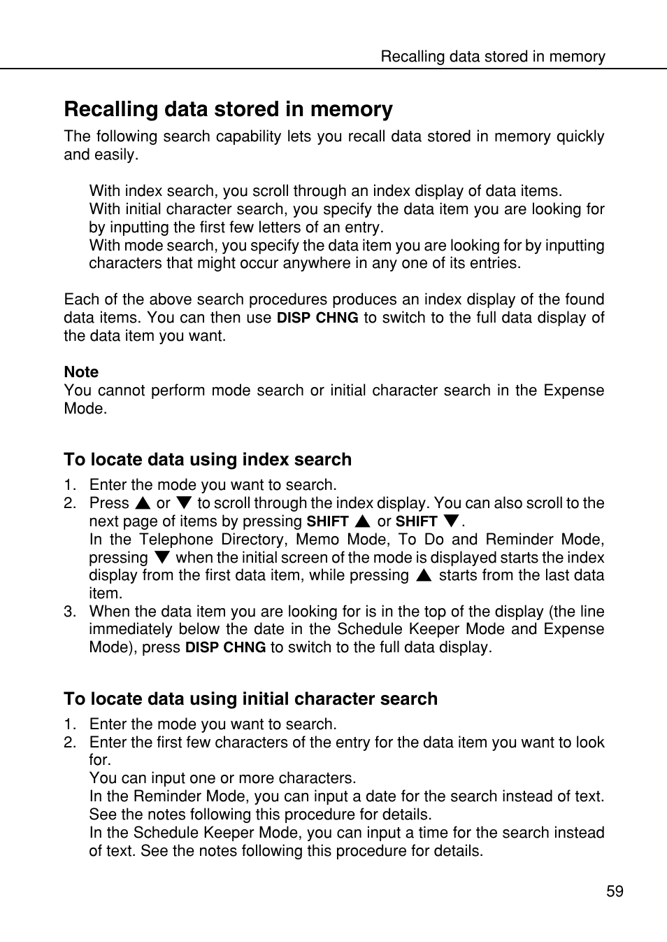 Casio SF-4985ER User Manual | Page 61 / 118