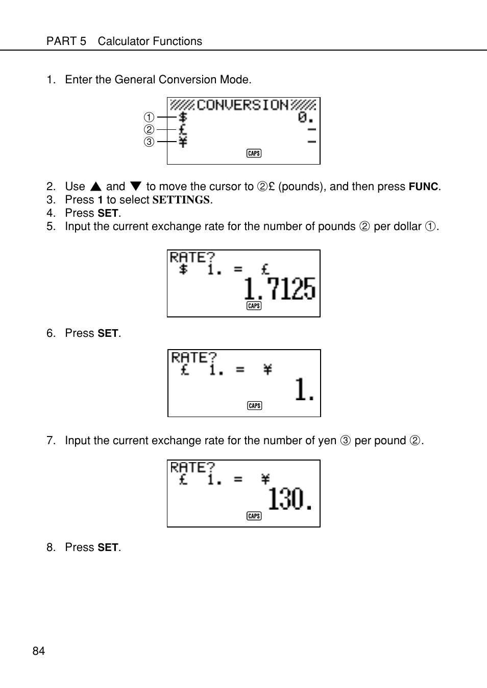 Casio SF-4985ER User Manual | Page 86 / 118