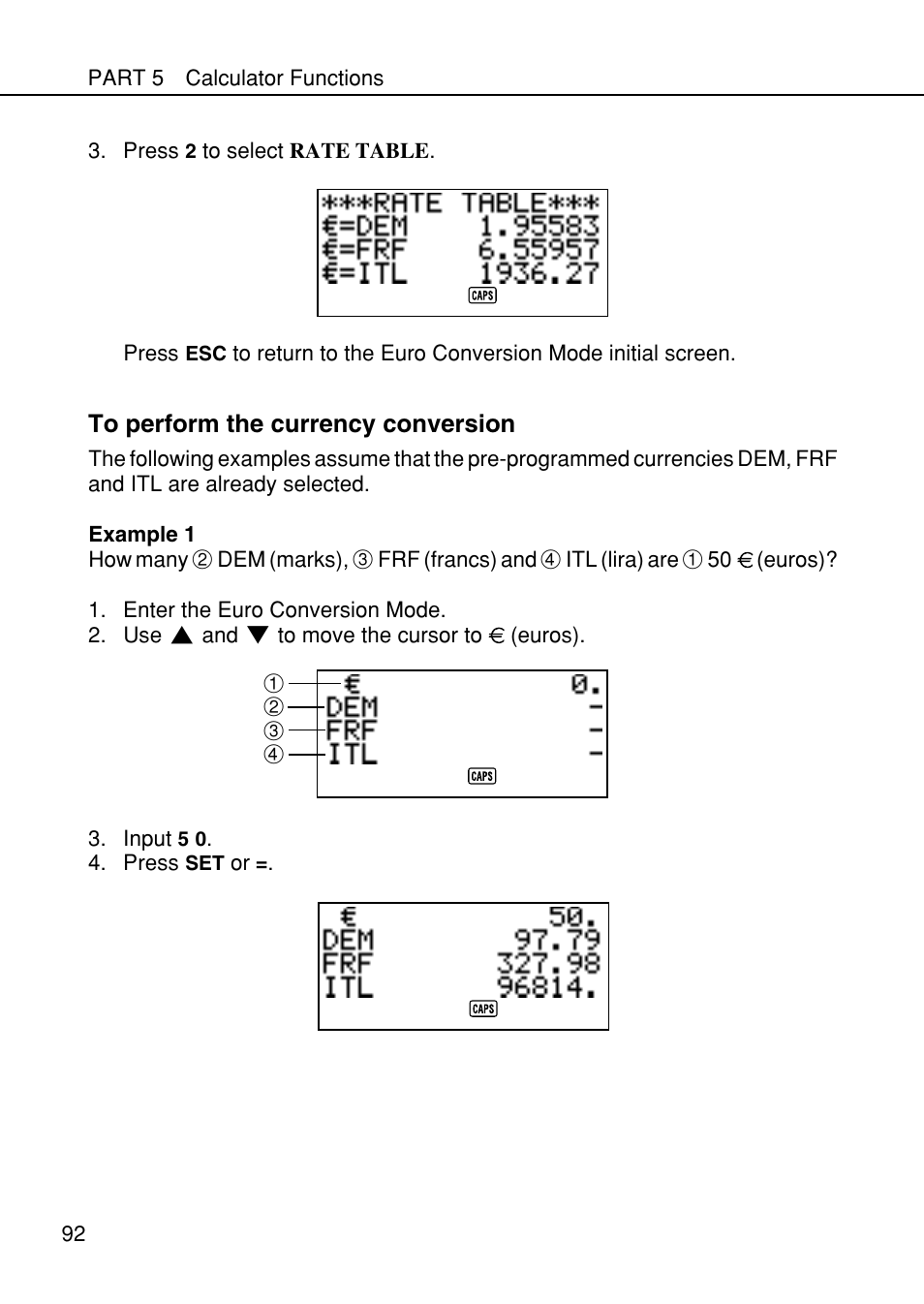 Casio SF-4985ER User Manual | Page 94 / 118