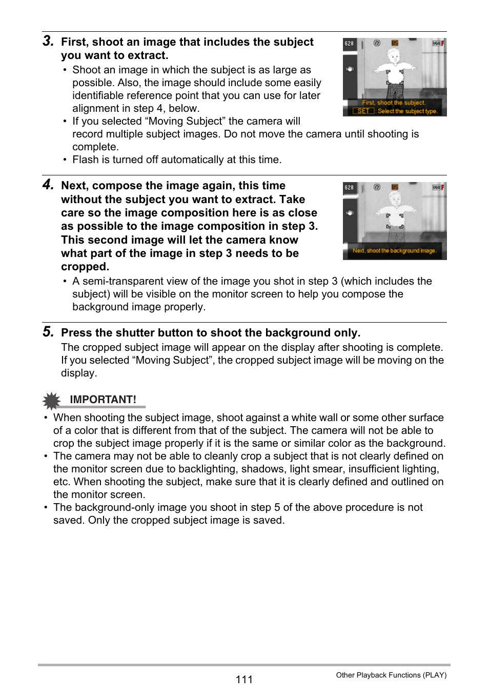 Casio EX-Z400  EN User Manual | Page 111 / 202