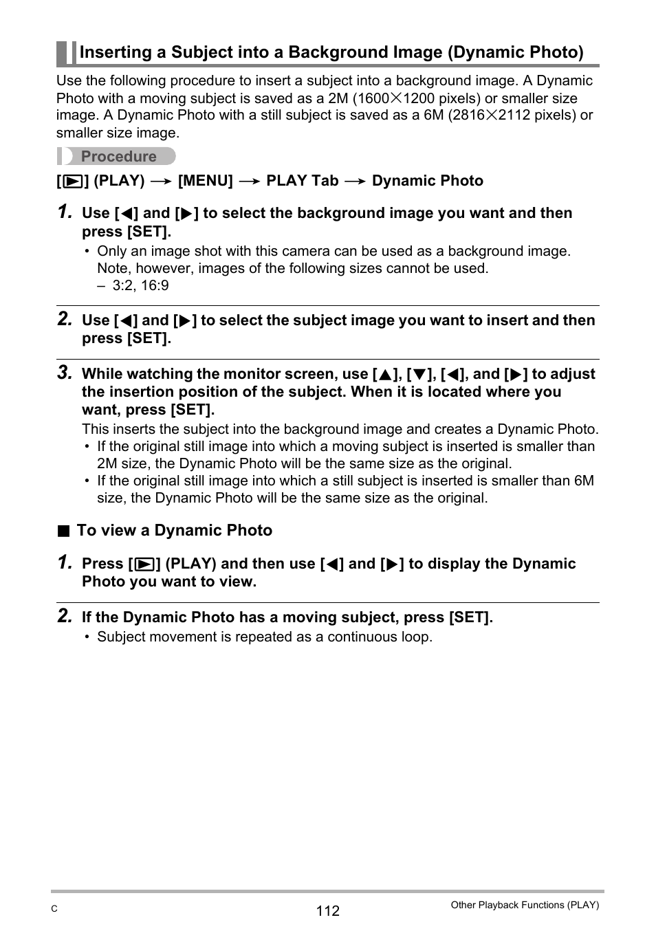 Casio EX-Z400  EN User Manual | Page 112 / 202