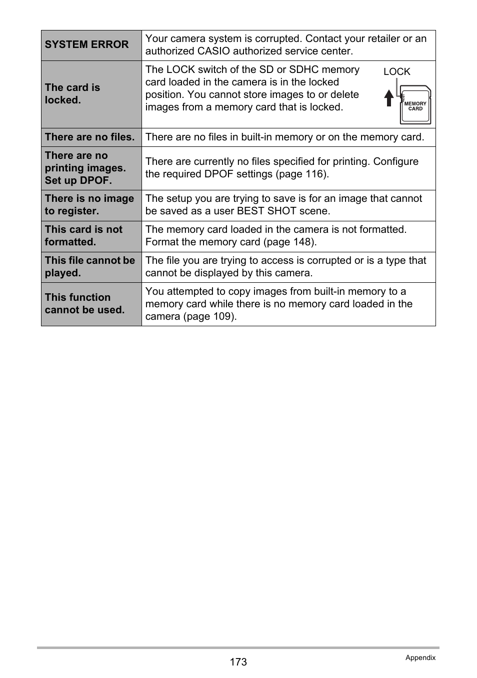 Casio EX-Z400  EN User Manual | Page 173 / 202