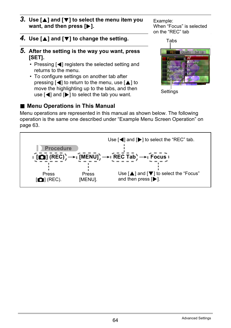 Casio EX-Z400  EN User Manual | Page 64 / 202