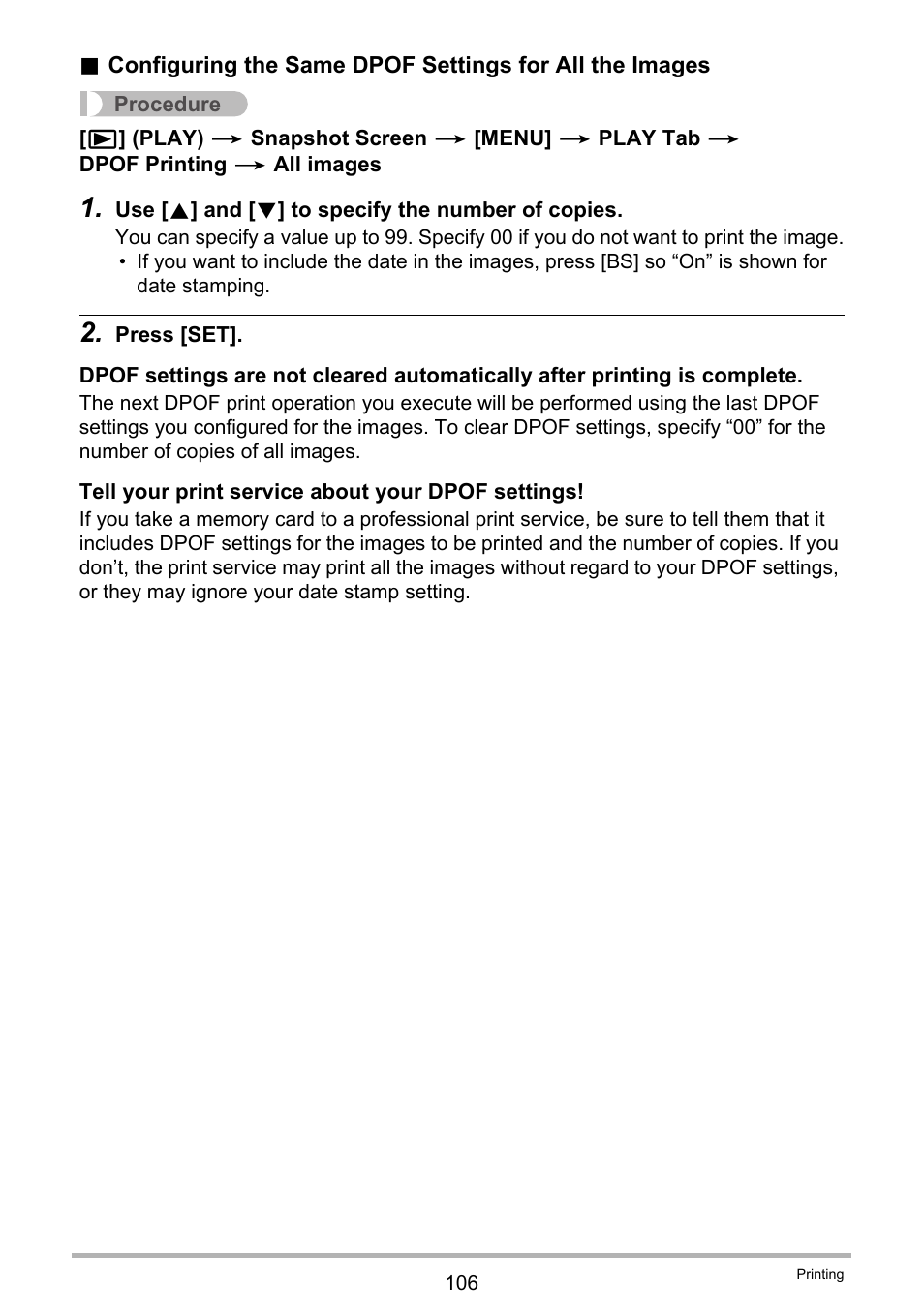 Casio EX-Z300 User Manual | Page 106 / 170