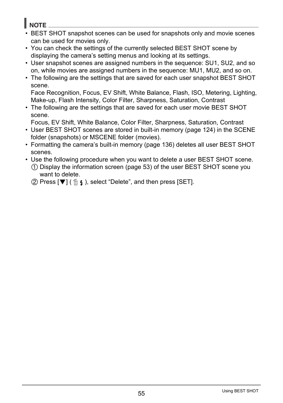 Casio EX-Z300 User Manual | Page 55 / 170