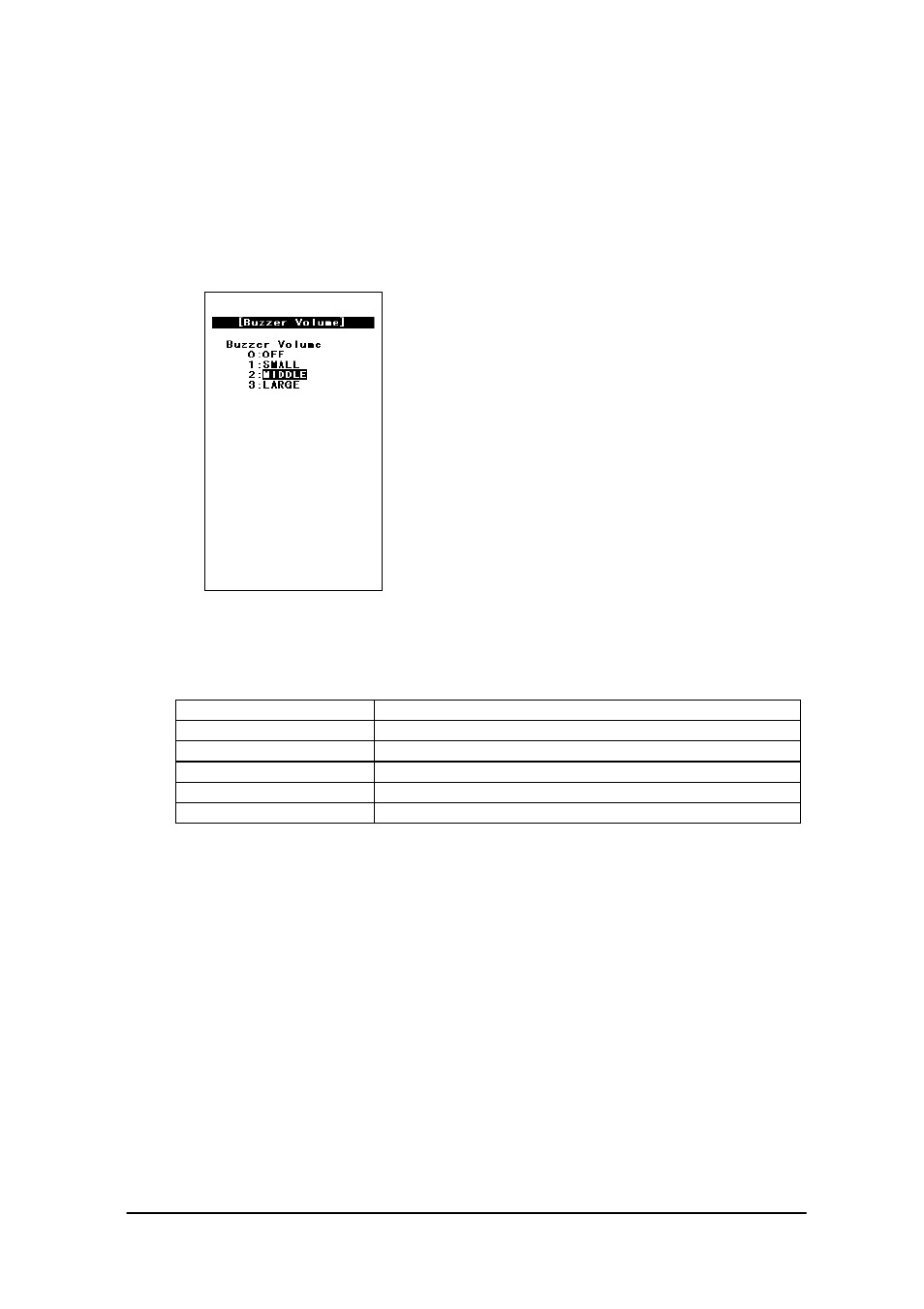 Buzzer volume setup, 5 buzzer volume setup | Casio IT-2000D User Manual | Page 58 / 224