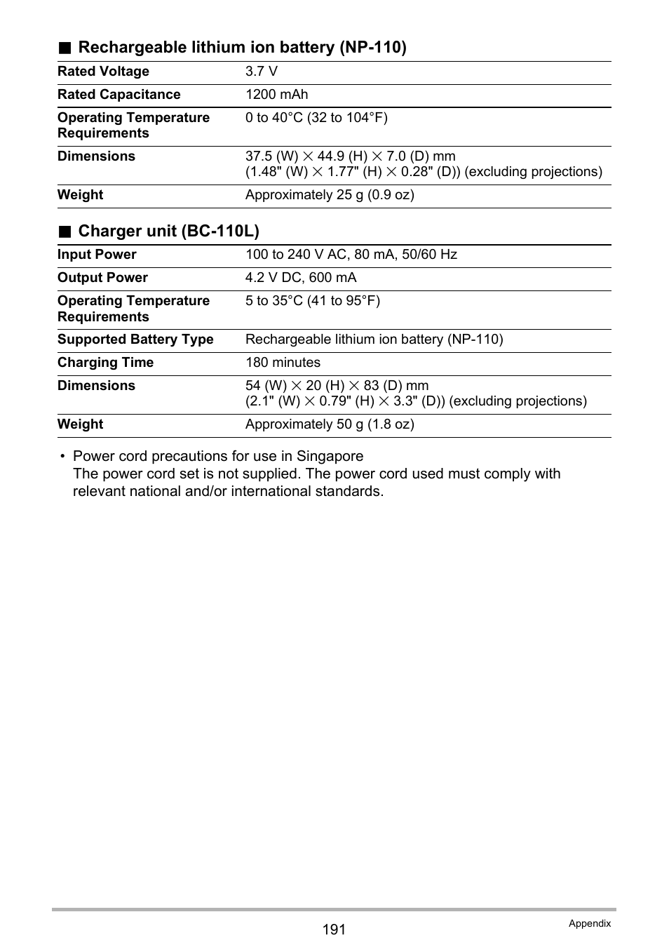 Casio EX-ZR10  EN User Manual | Page 191 / 199