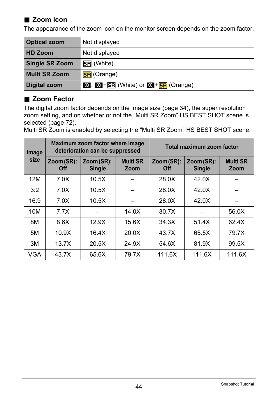 Casio EX-ZR10  EN User Manual | Page 44 / 199