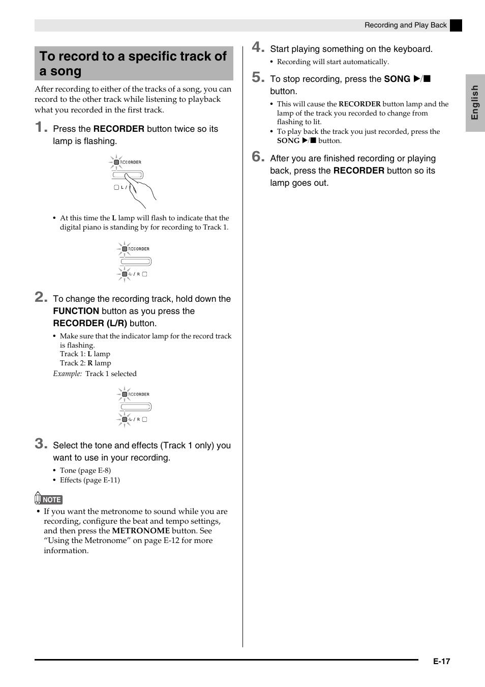 Casio PX-750 User Manual | Page 19 / 42