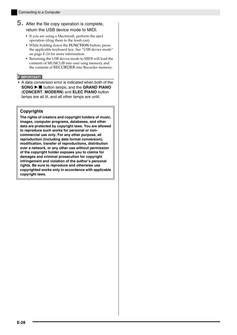 Casio PX-750 User Manual | Page 30 / 42