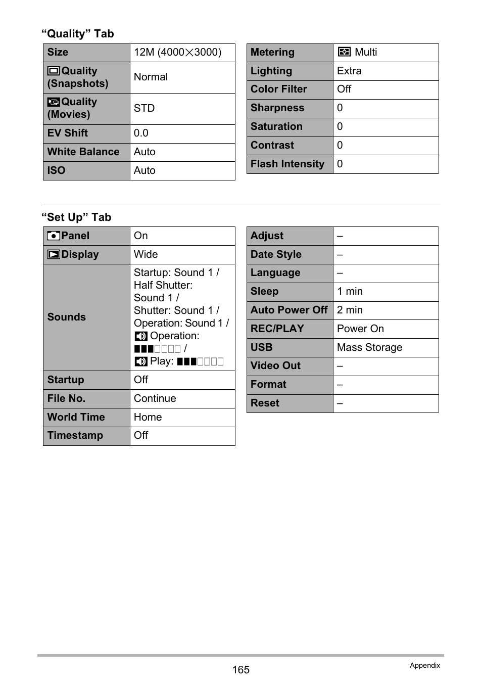 Casio EX-Z280 User Manual | Page 165 / 194