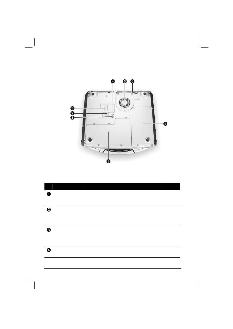 Bottom-side components | Casio HK1223 User Manual | Page 39 / 147