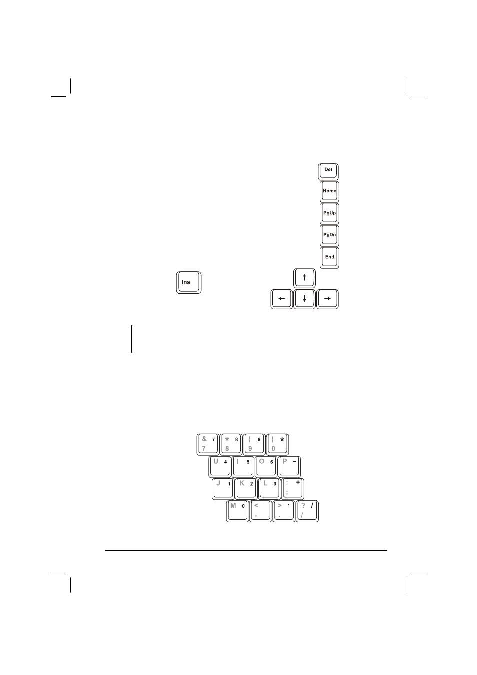 Cursor-control keys, Numeric keypad | Casio HK1223 User Manual | Page 48 / 147