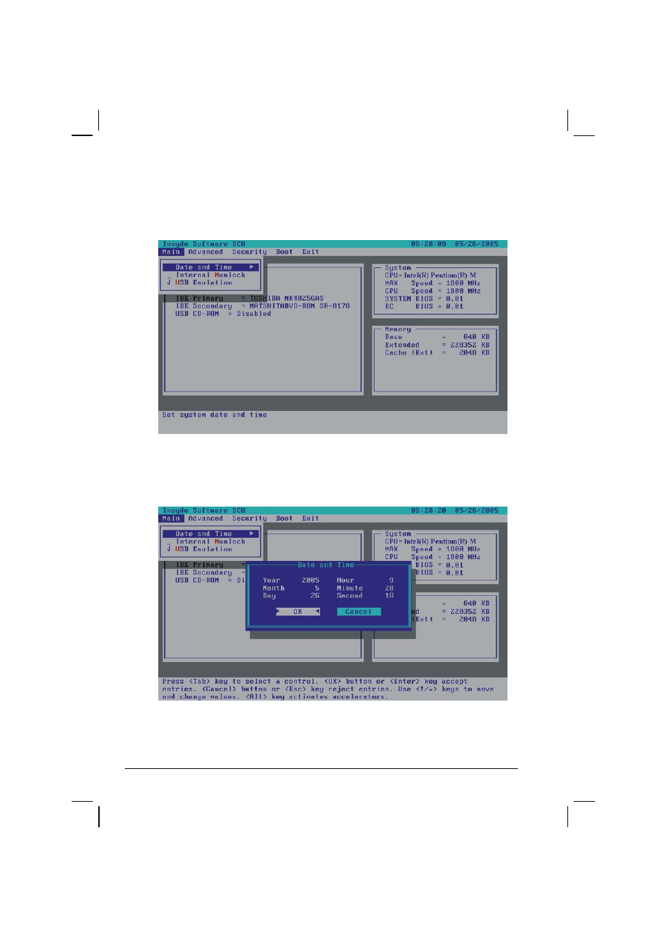 Main menu, Date and time | Casio HK1223 User Manual | Page 94 / 147