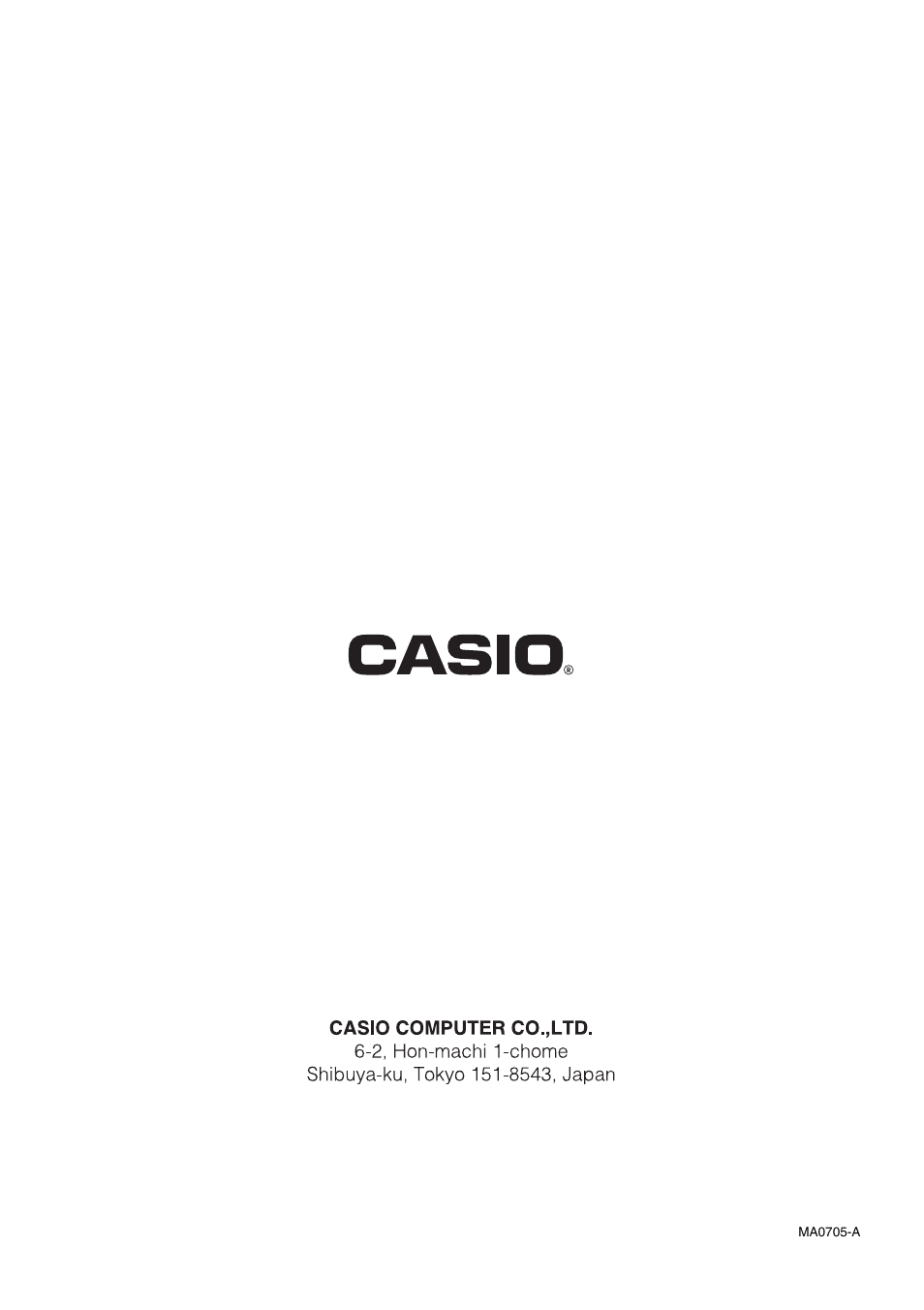 Casio XJ-S31 User Manual | Page 34 / 34