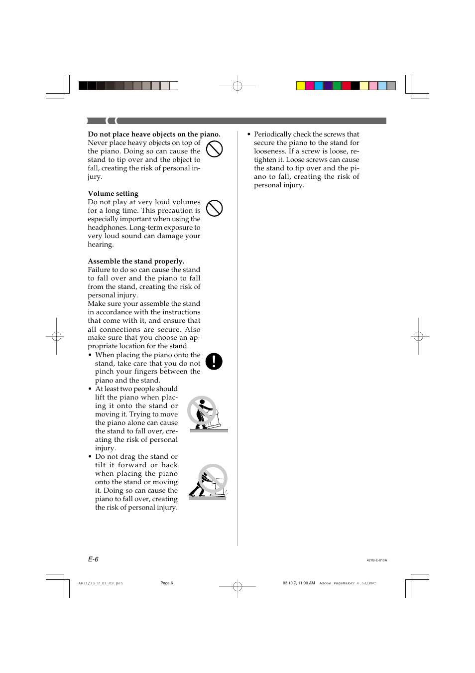 Casio CELVIANO AP-33V User Manual | Page 10 / 50