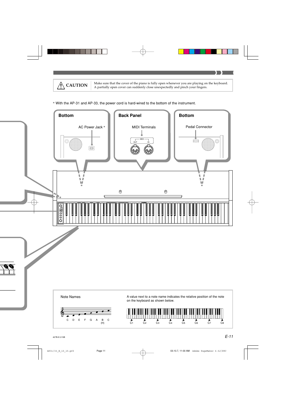 Casio CELVIANO AP-33V User Manual | Page 15 / 50
