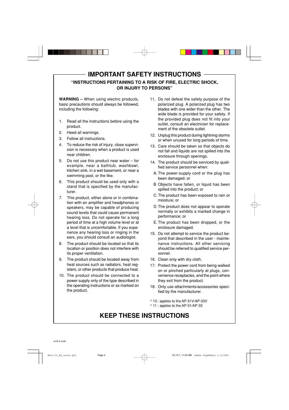 Casio CELVIANO AP-33V User Manual | Page 3 / 50