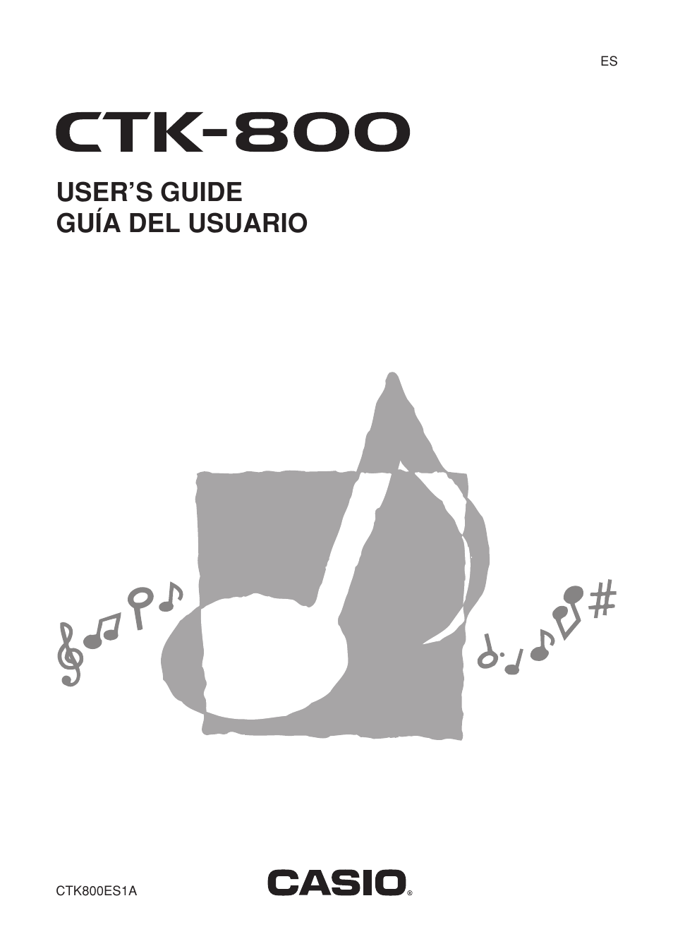 Casio CTK800ES1A User Manual | 69 pages