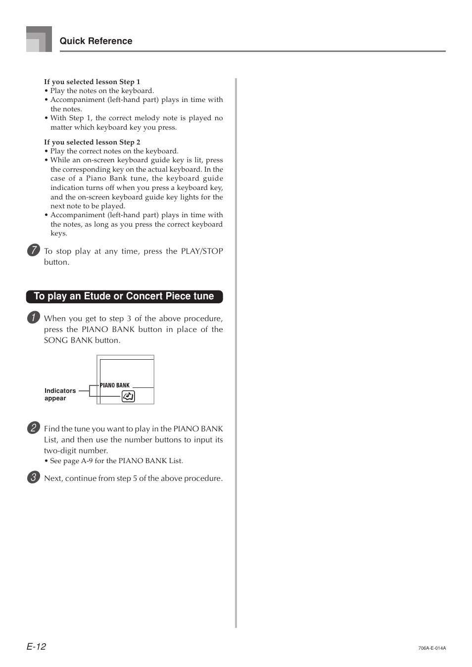 Casio CTK800ES1A User Manual | Page 14 / 69