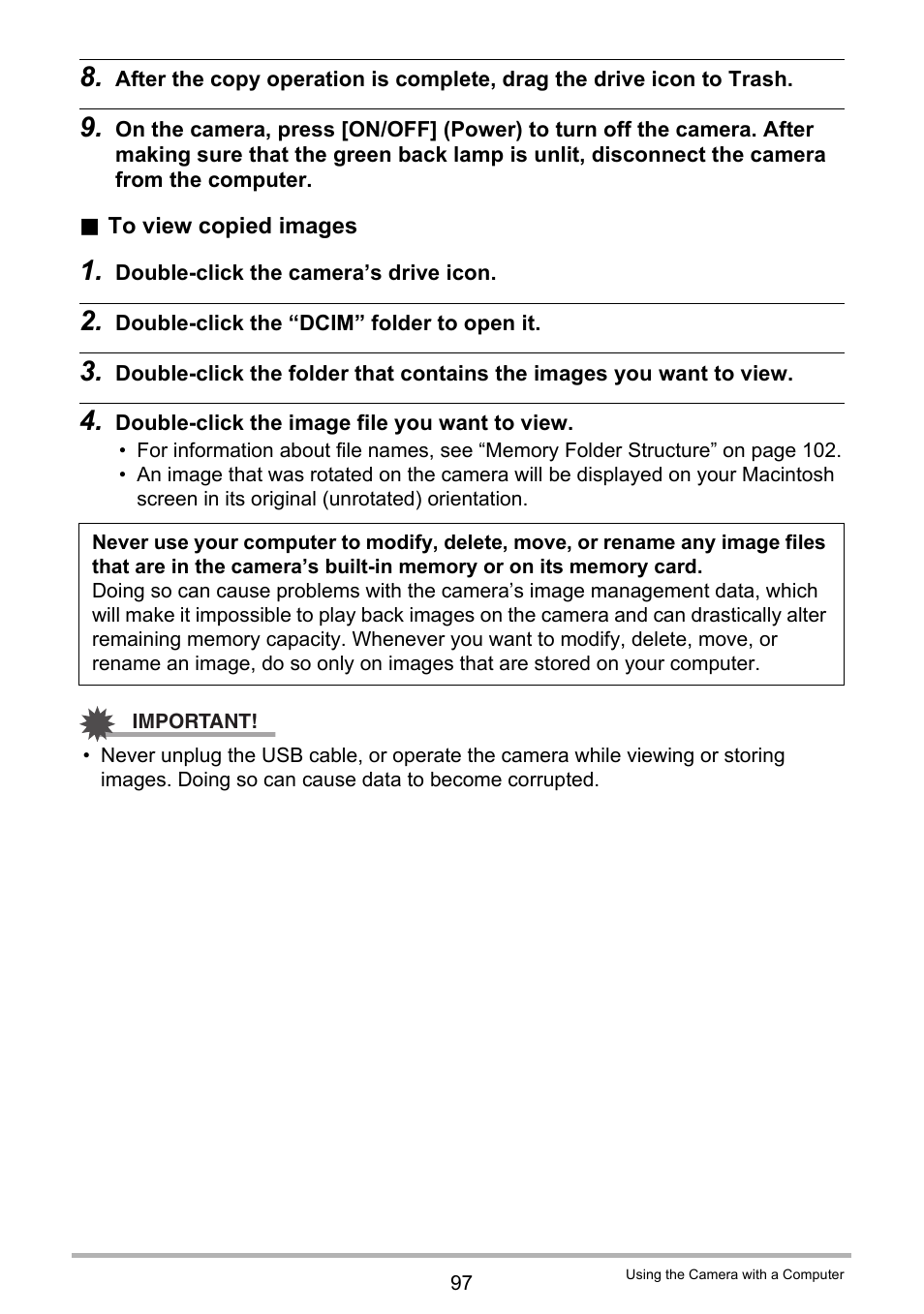 Casio EXILIM EX-Z88 User Manual | Page 97 / 139