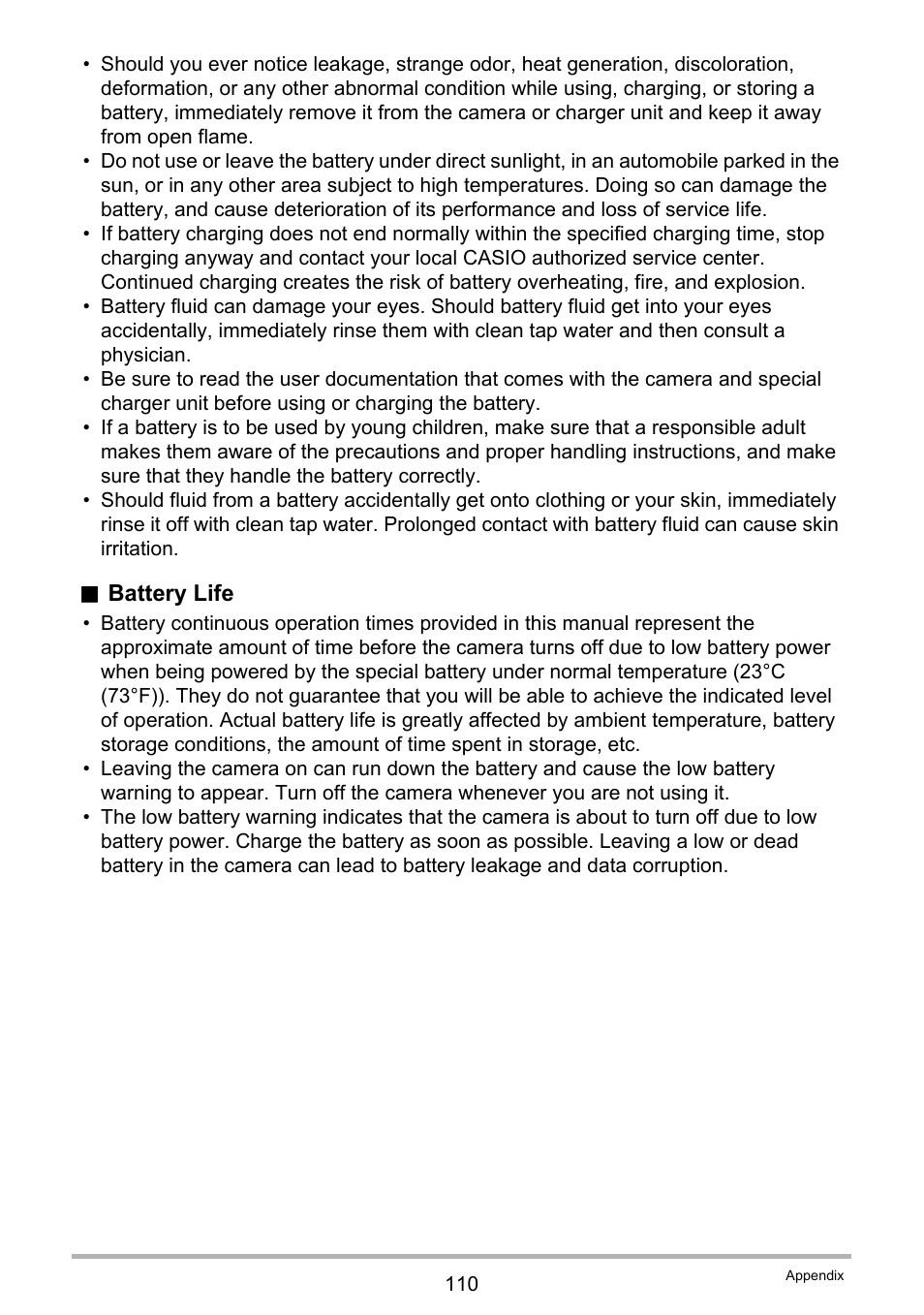 Casio EXILIM K1190PCM1DMX User Manual | Page 110 / 139