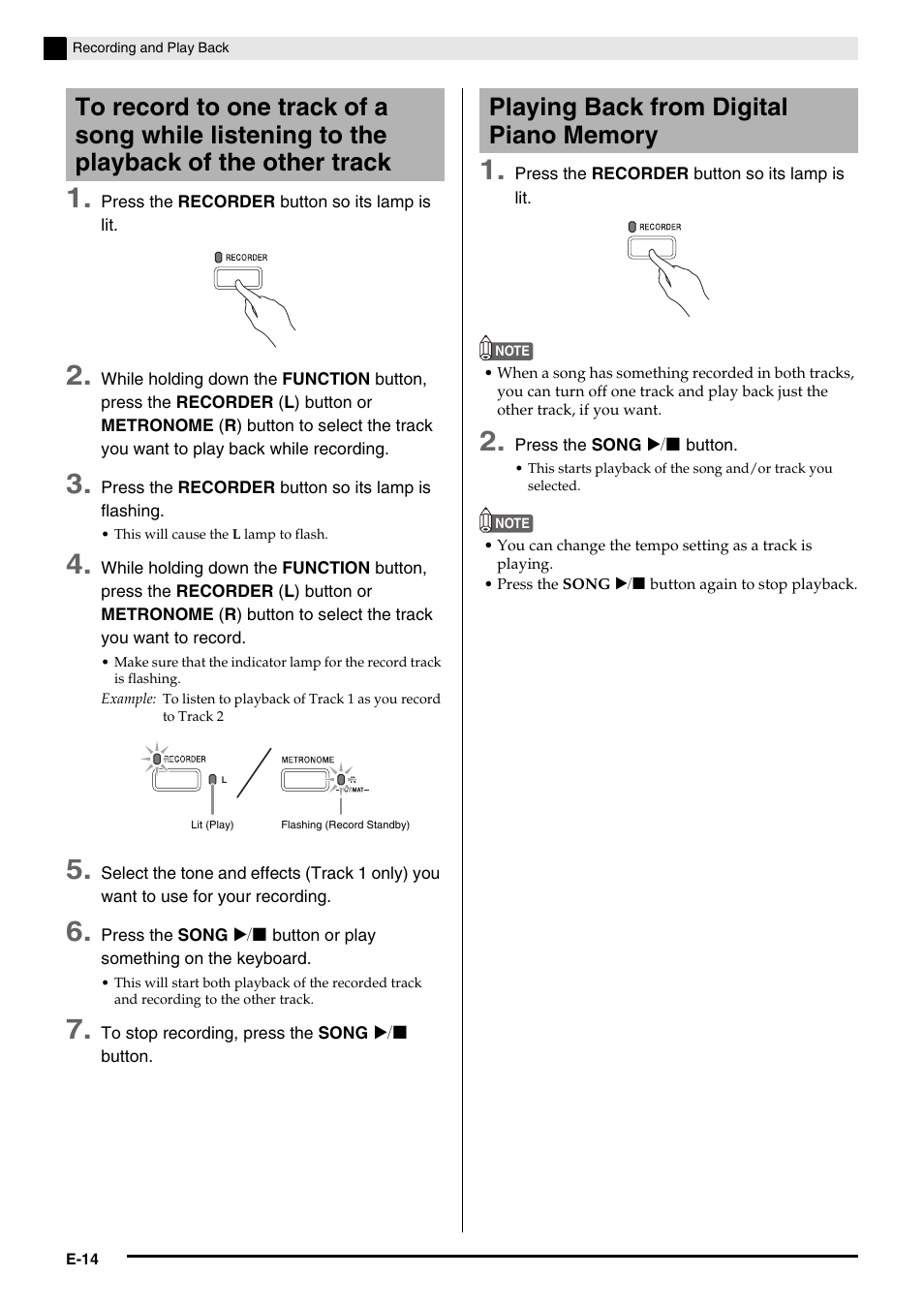 Casio AP420ES1B User Manual | Page 16 / 46