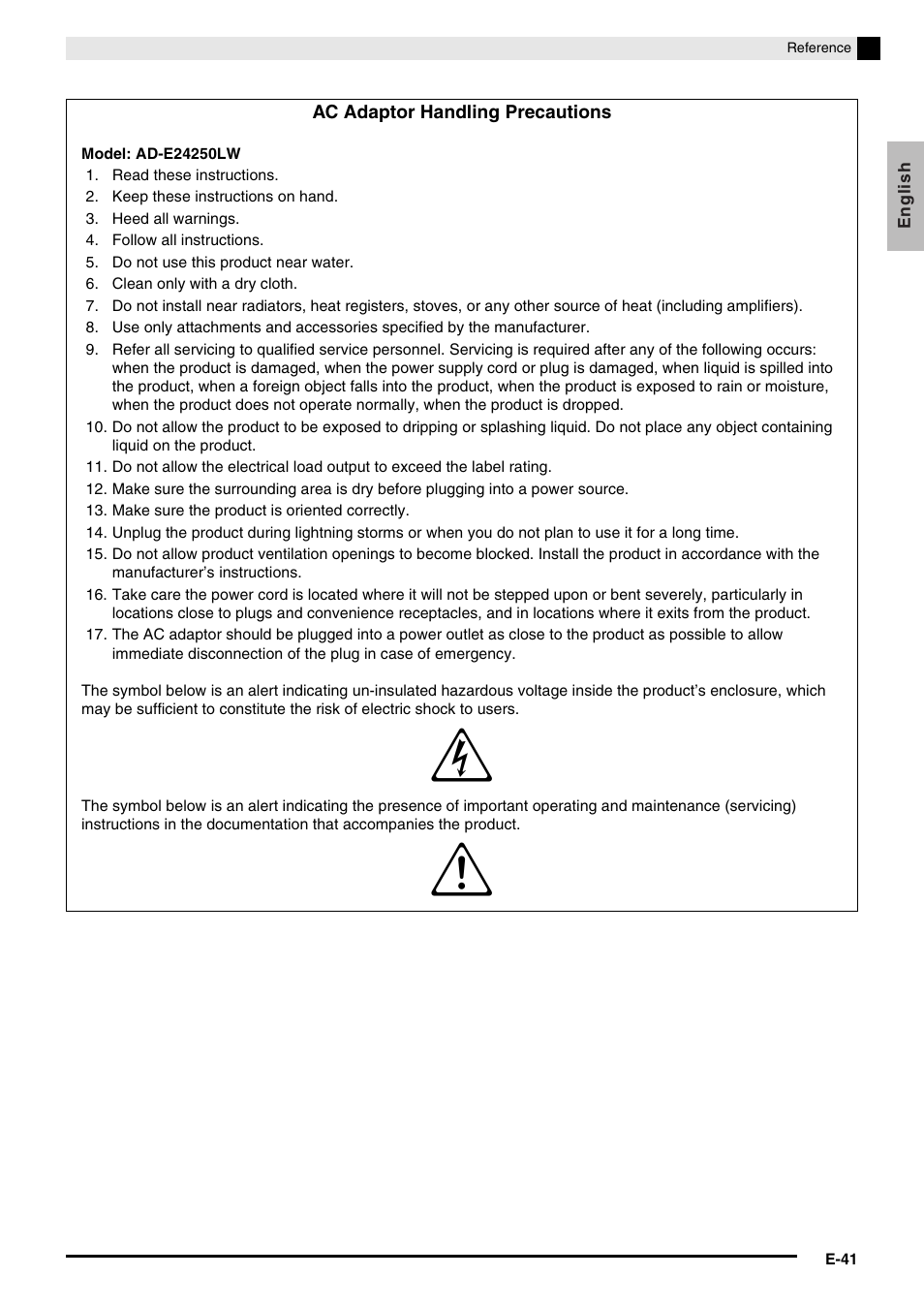 Casio AP420ES1B User Manual | Page 43 / 46