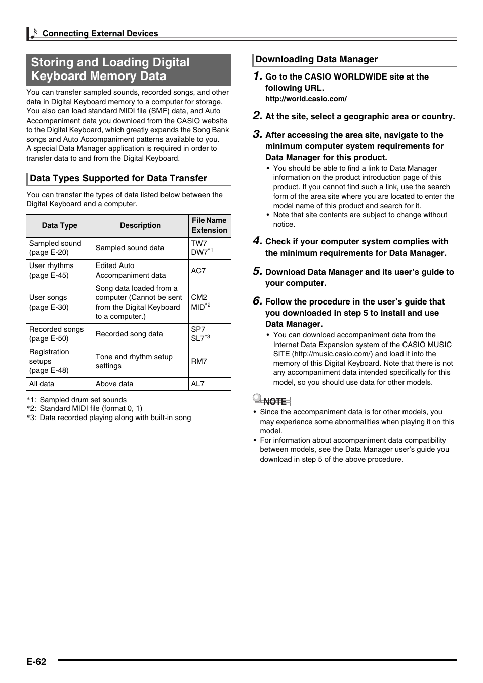 Casio WK225 User Manual | Page 64 / 77