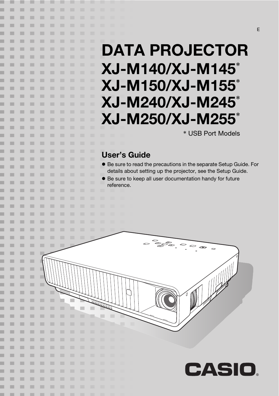 Casio XJ-M250/XJ-M255* User Manual | 63 pages