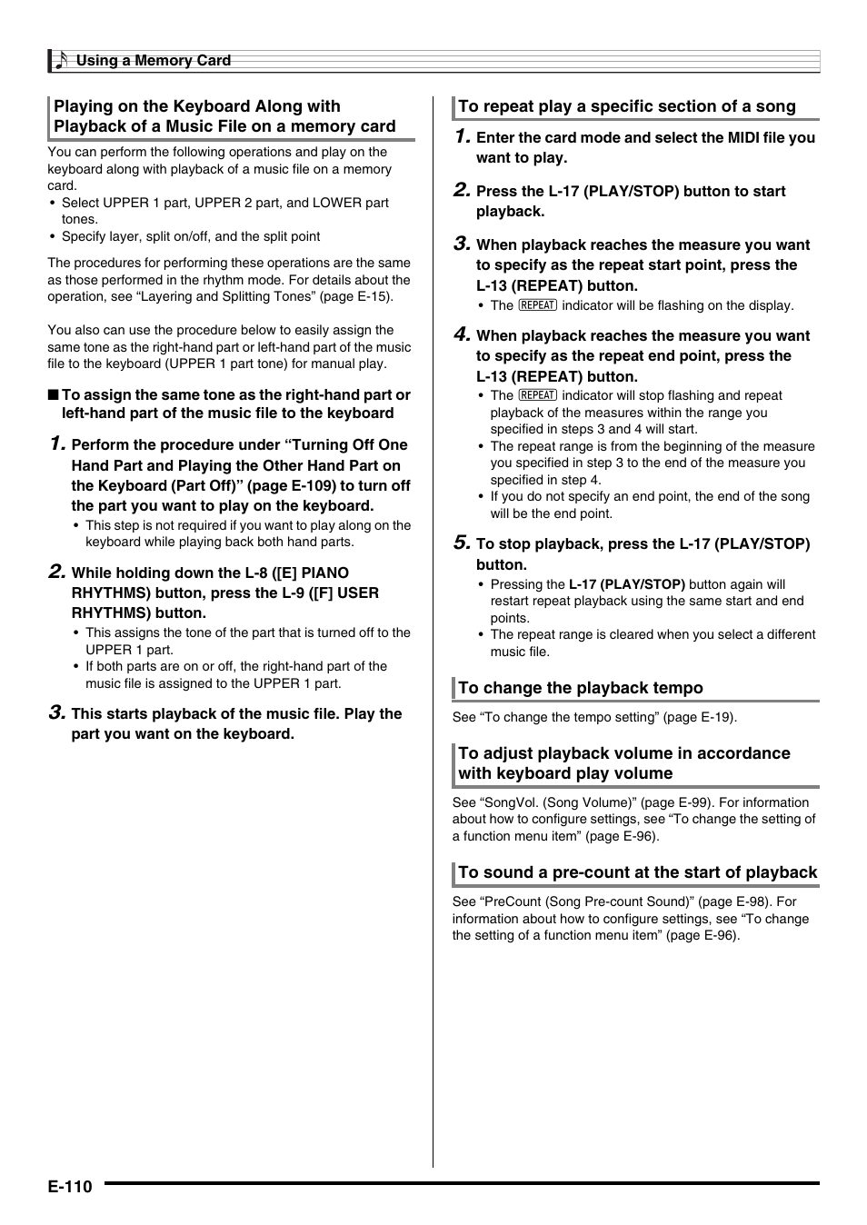 Casio WK6500E1B User Manual | Page 112 / 132