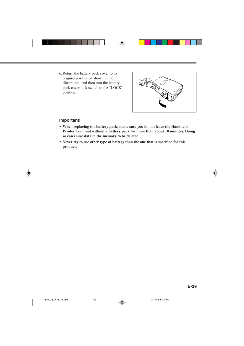 Casio IT-3000 User Manual | Page 31 / 79