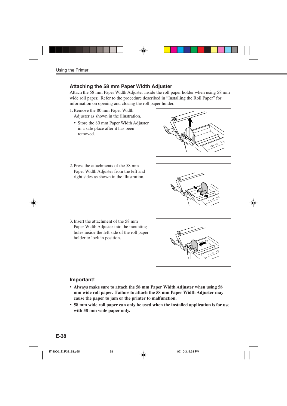 Casio IT-3000 User Manual | Page 40 / 79