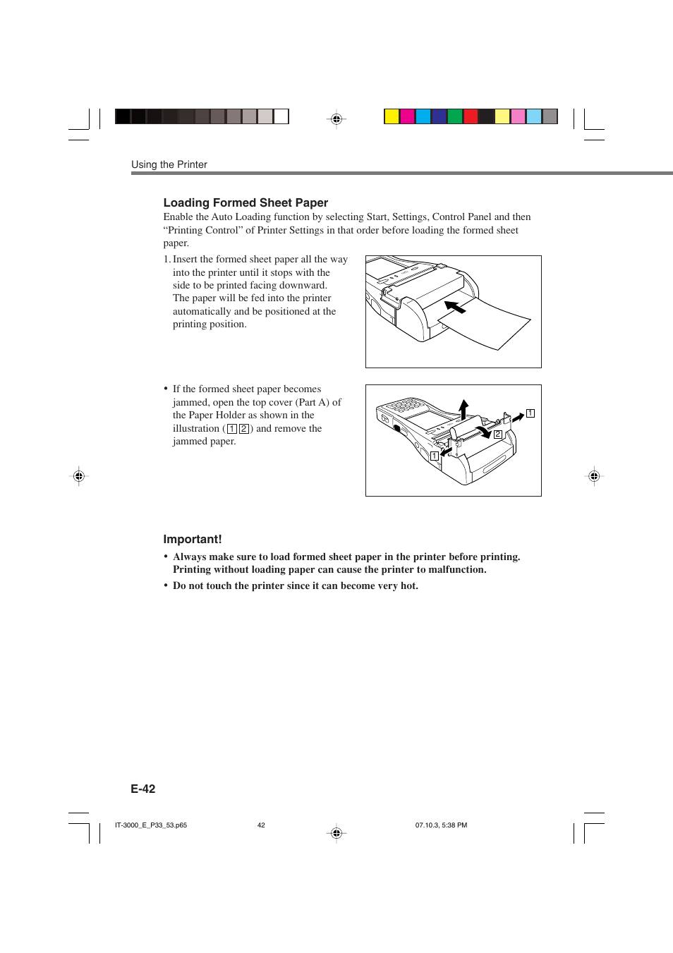 Casio IT-3000 User Manual | Page 44 / 79