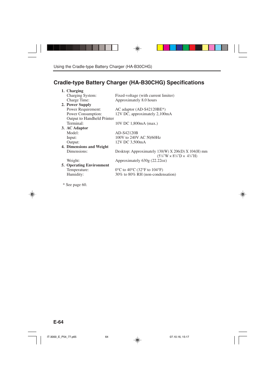 Casio IT-3000 User Manual | Page 66 / 79